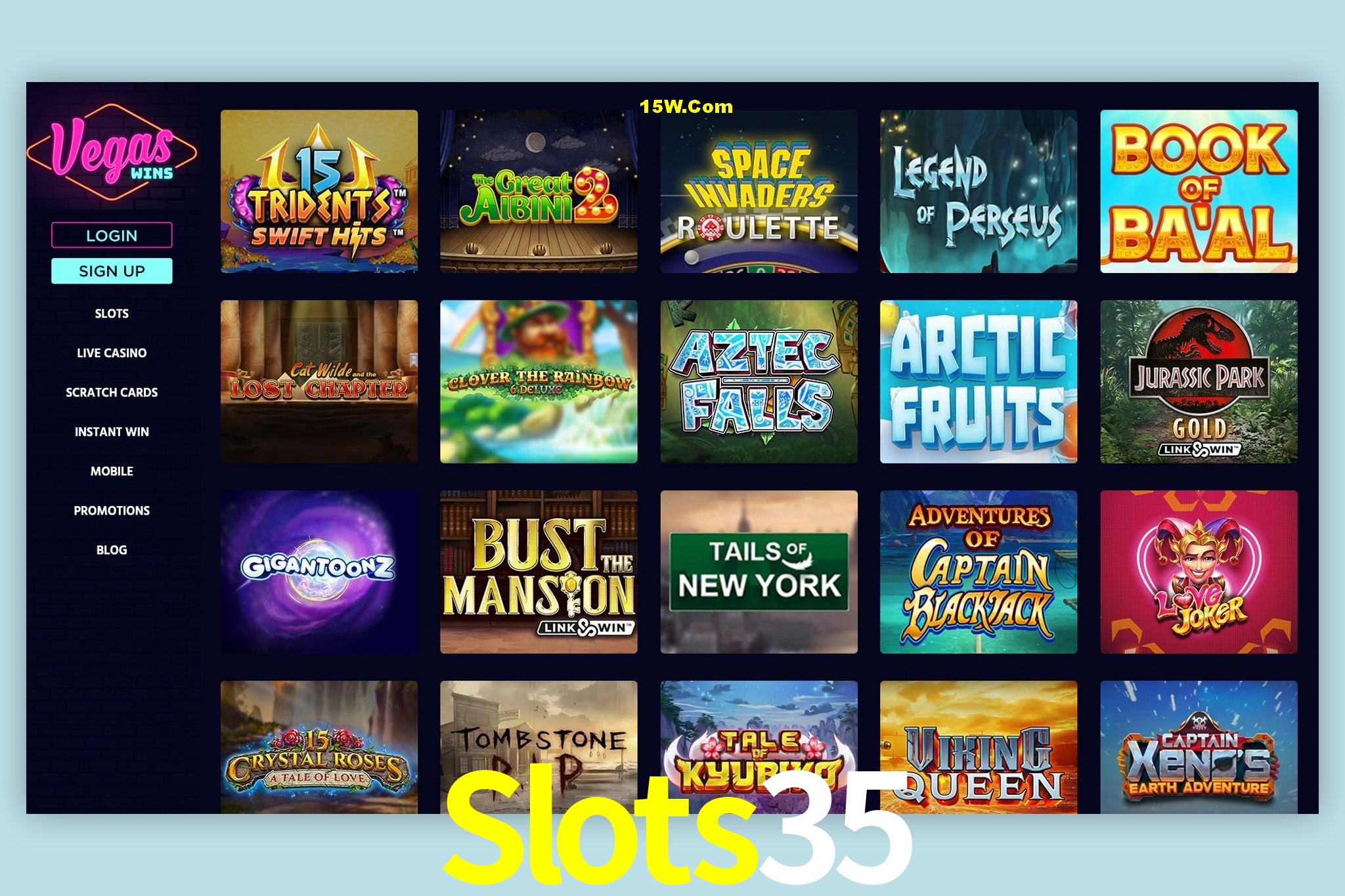 Game Statistics Slots35